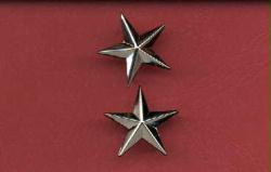 Pair of One Star General's Rank Insignia